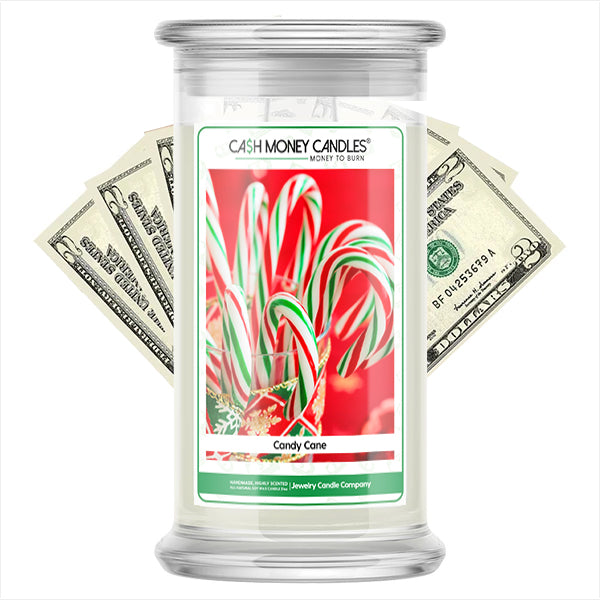 Candy Cane - Cash Money Candle