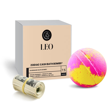 Leo Zodiac Cash Bath Bomb