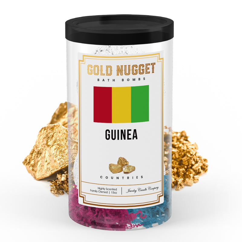Guinea Countries Gold Nugget Bath Bombs