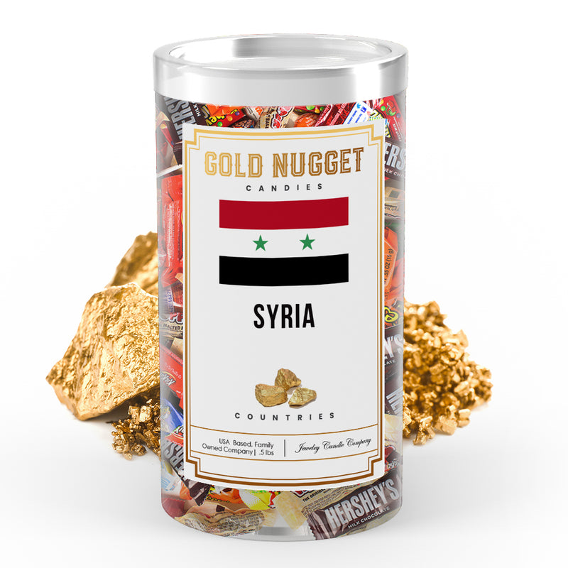 Syria Countries Gold Nugget Candy