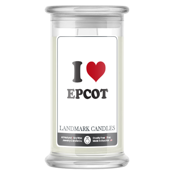 I Love EPCOT Landmark Candles