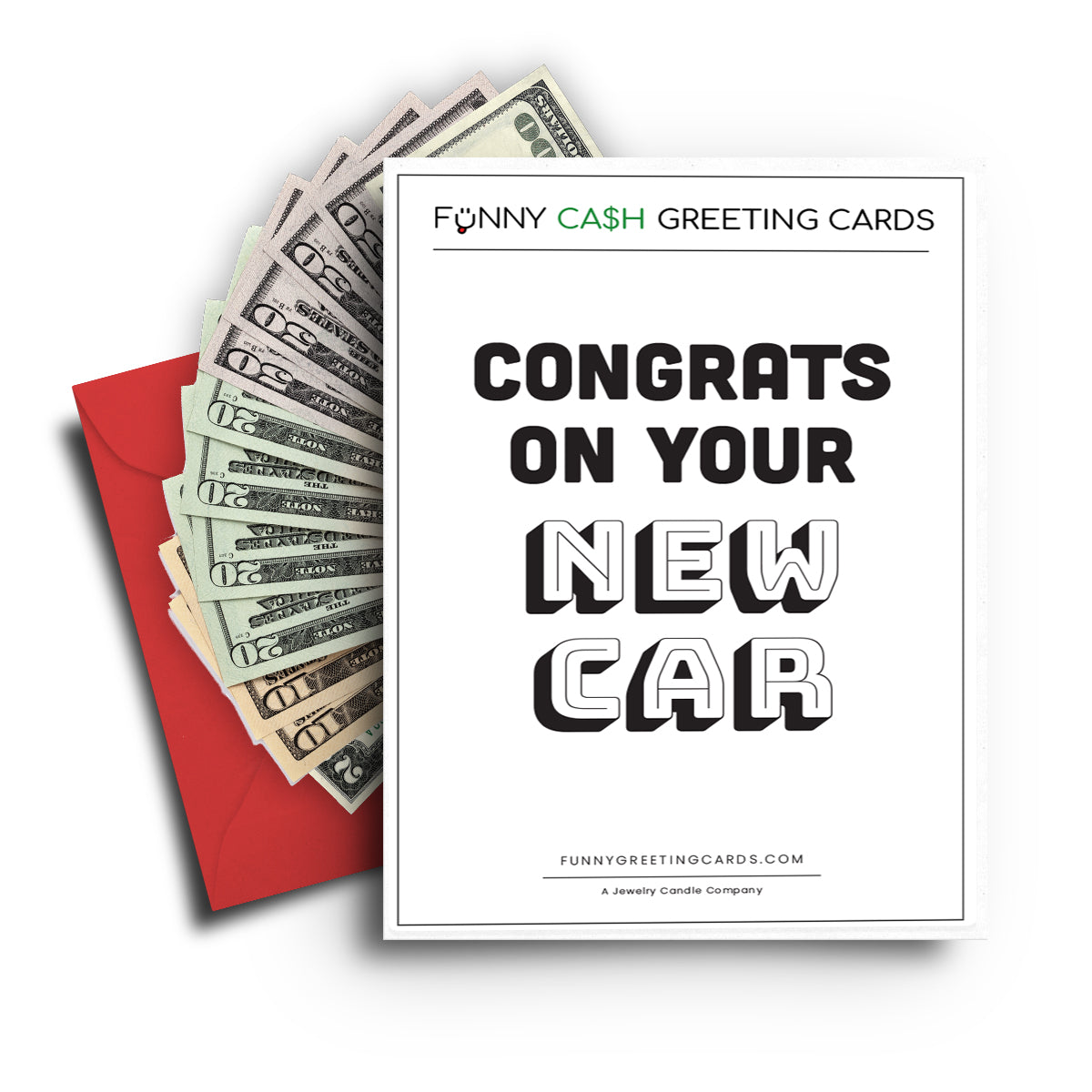 Congrats On Your New Car Funny Cash Greeting Cards