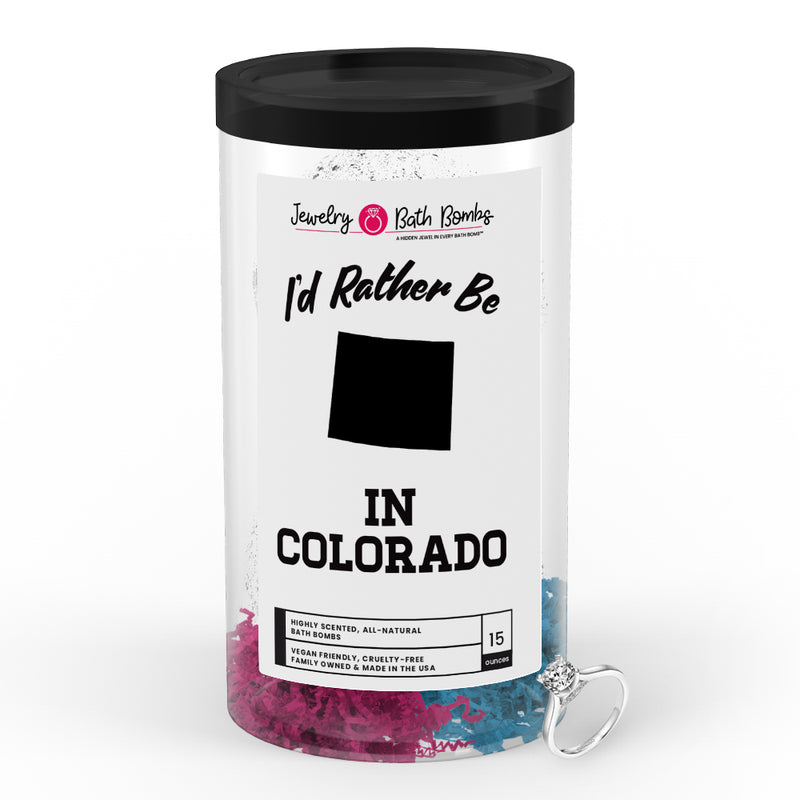 I'd rather be In Colorado Jewelry Bath Bombs