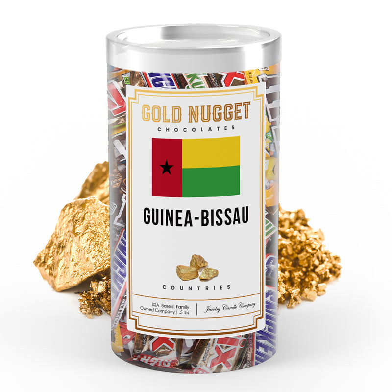 Guinea-Bissau Countries Gold Nugget Chocolates