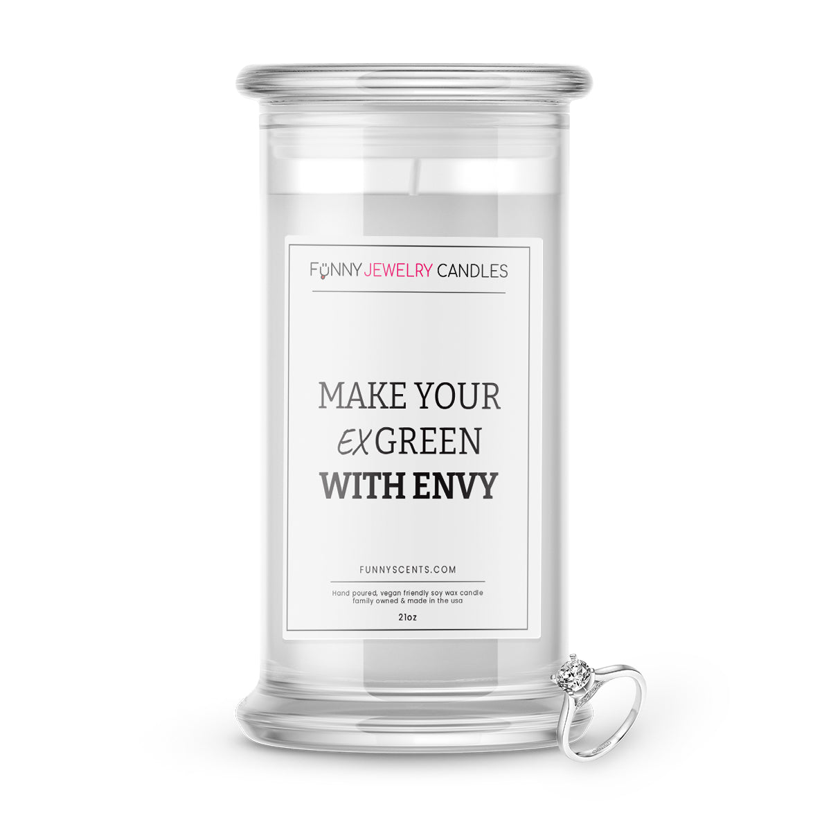 Make Your Exgreen With Envy Jewelry Funny Candles