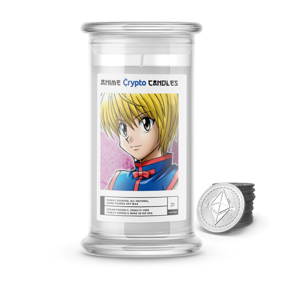 Kurapika (クラピカ) - Crypto Anime Candles