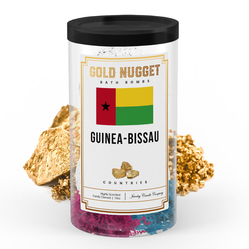 Guinea-Bissau Countries Gold Nugget Bath Bombs
