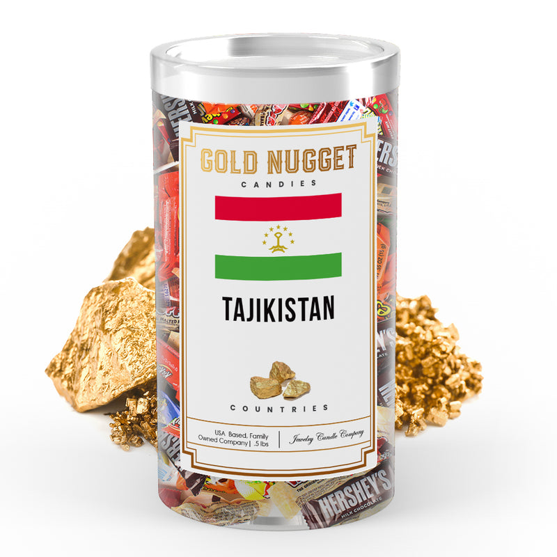 Tajikistan Countries Gold Nugget Candy