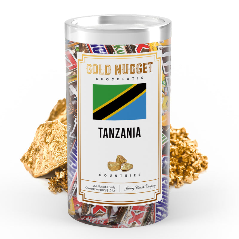 Tanzania Countries Gold Nugget Chocolates