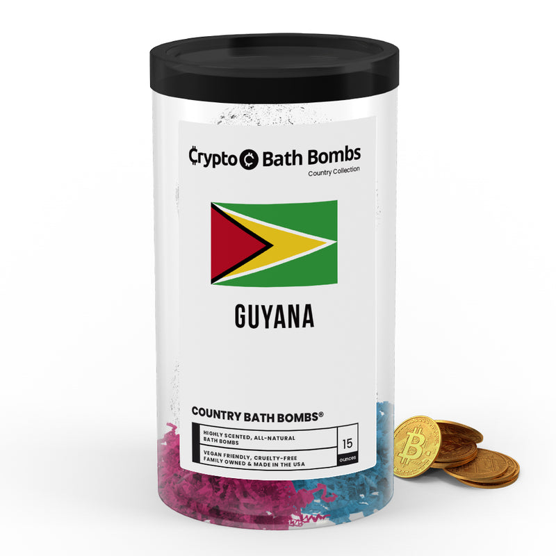 Guyana Country Crypto Bath Bombs