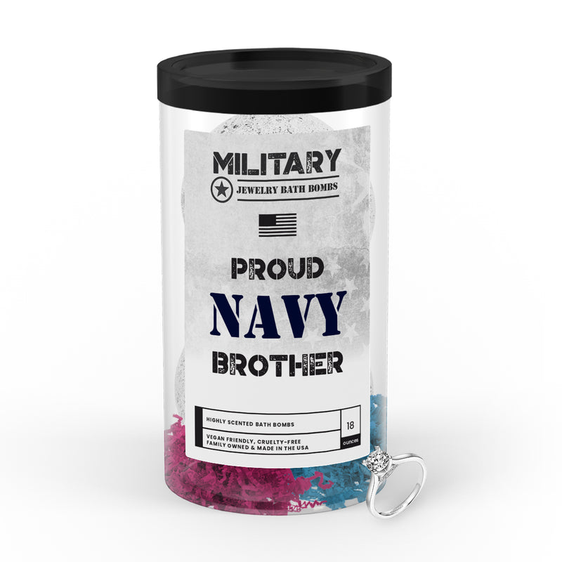 Proud NAVY Brother | Military Jewelry Bath Bombs