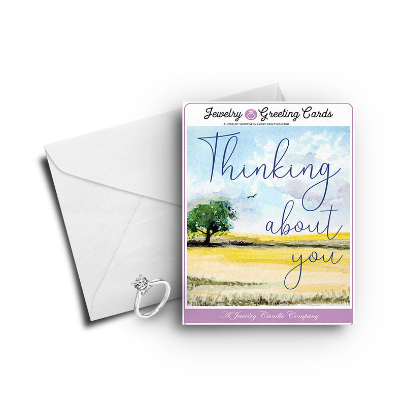 Thinking about you Greetings Card