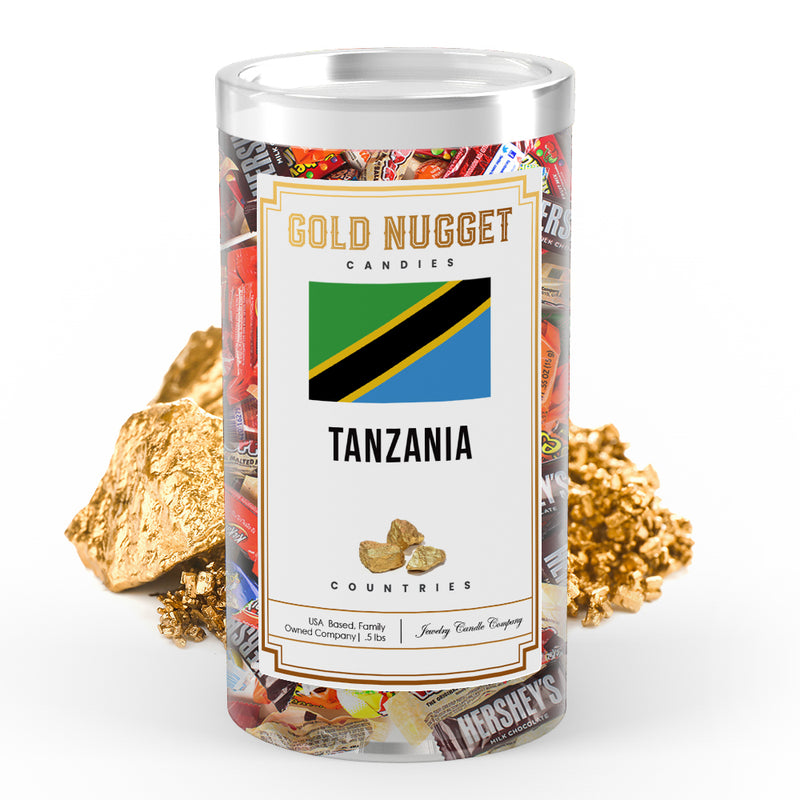 Tanzania Countries Gold Nugget Candy