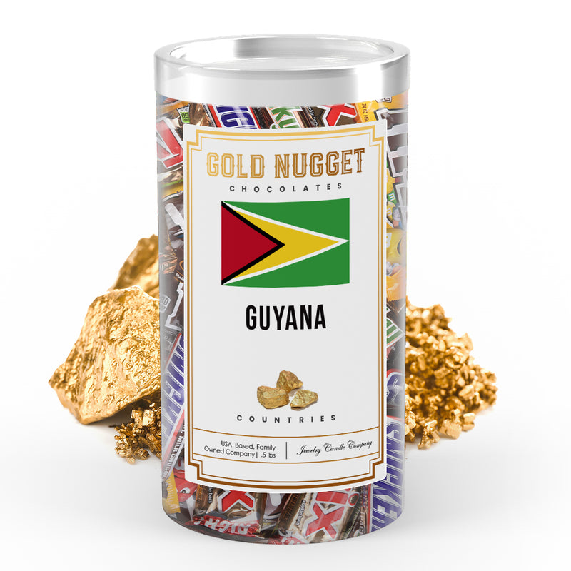 Guyana Countries Gold Nugget Chocolates