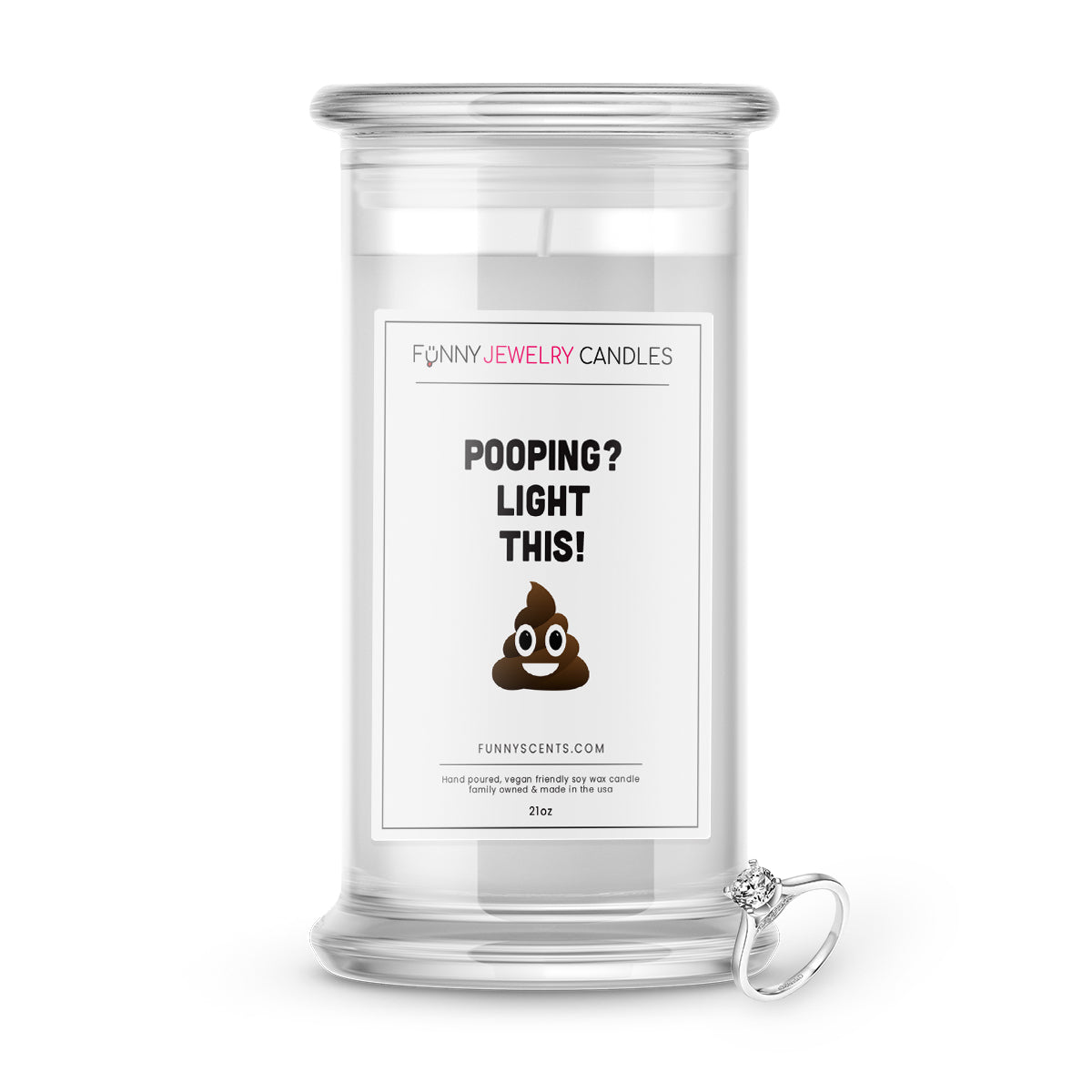 Pooping? Light This! Jewelry Funny Candles