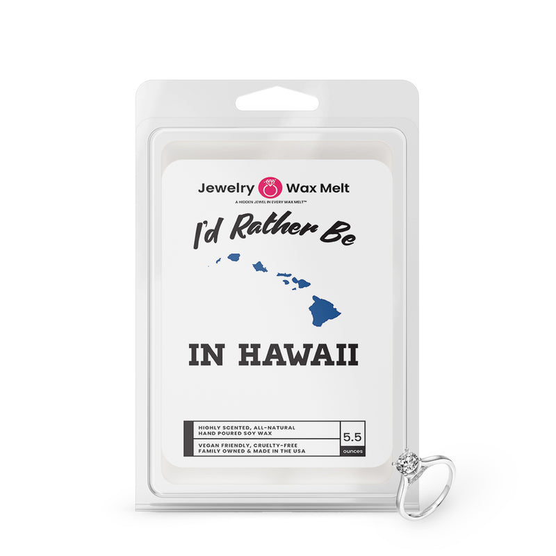 I'd rather be In Hawaii Jewelry Wax Melts