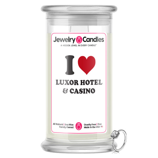 I Love LUXOR HOTEL & CASINO  Landmark Jewelry Candles