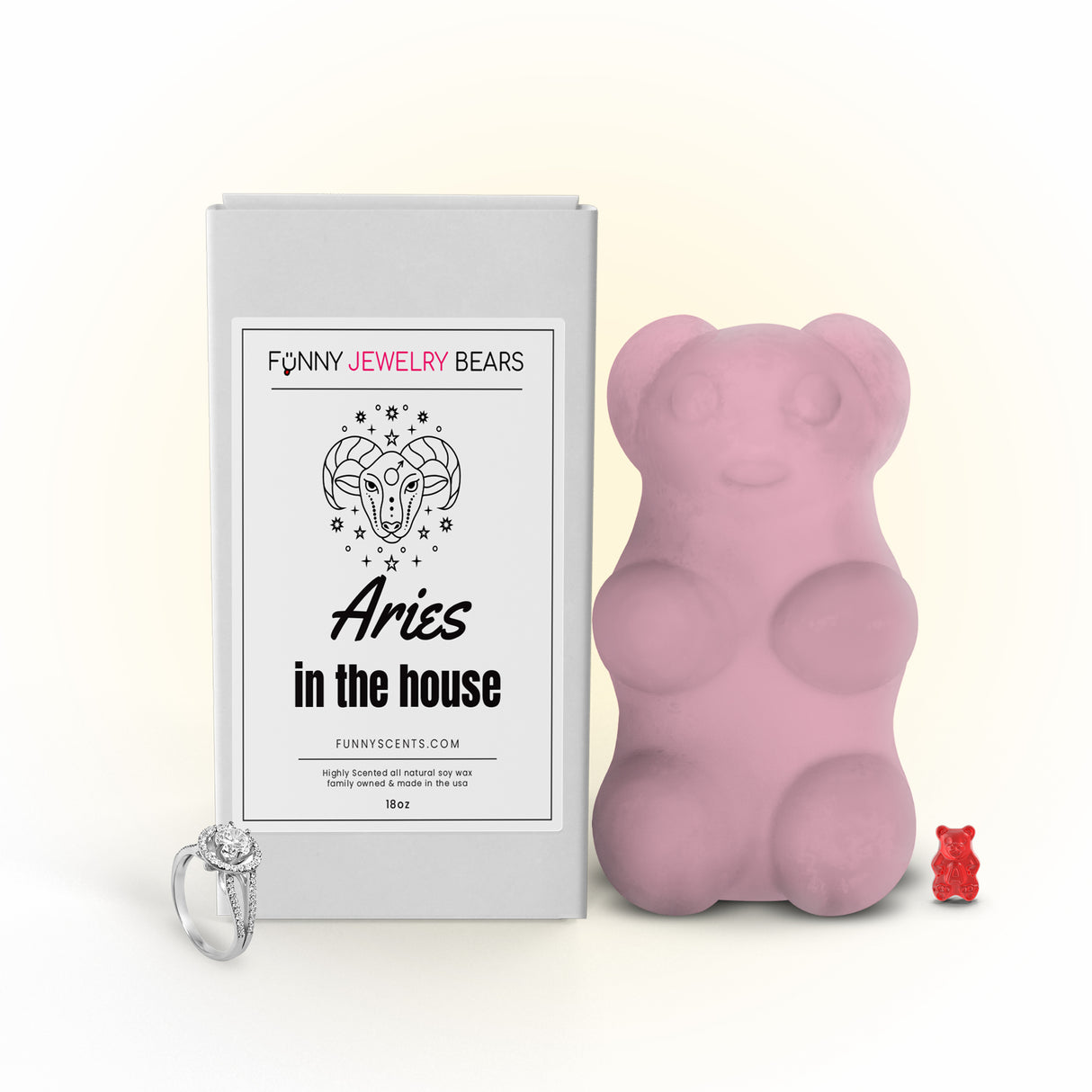 Arise in The House Funny Jewelry Bear Wax Melts