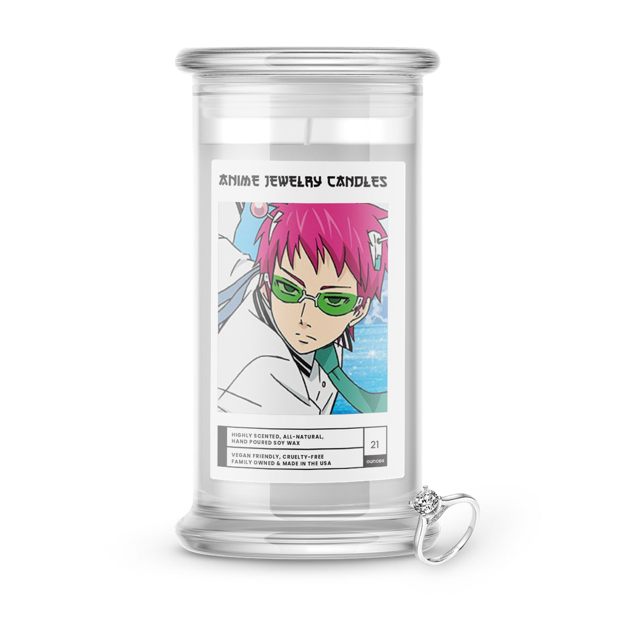 Saiki, Kusuo | Anime Jewelry Candles