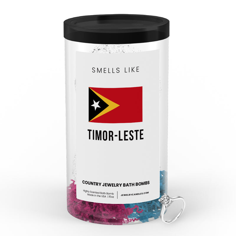 Smells Like Timor-Leste Country Jewelry Bath Bombs