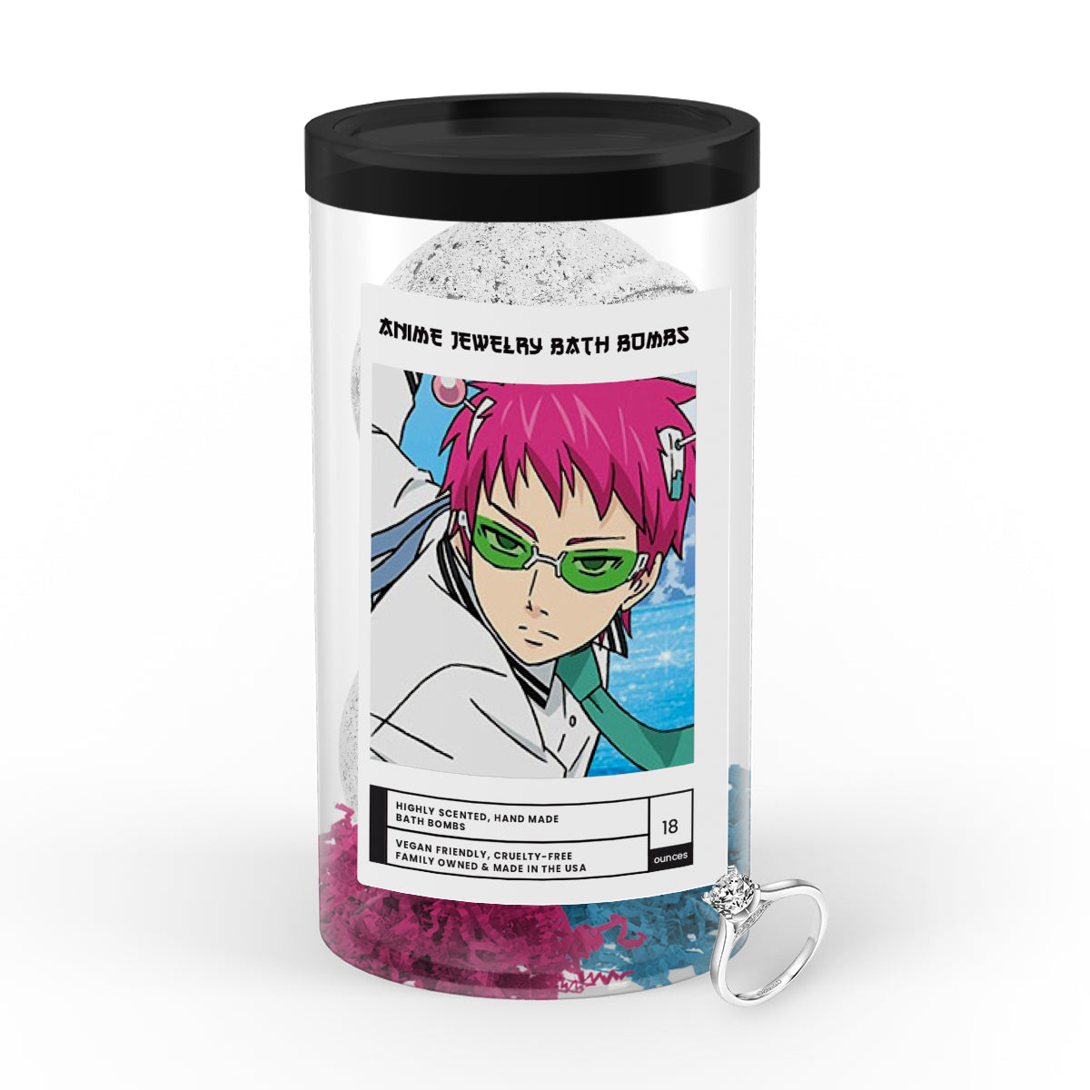 Saiki, Kusuo (斉木 楠雄) | Anime Jewelry Bath Bombs