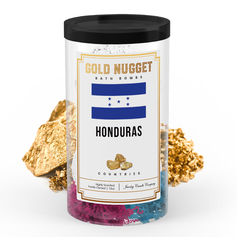 Honduras Countries Gold Nugget Bath Bombs