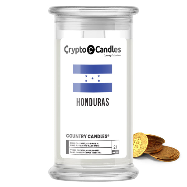 Honduras Country Crypto Candles