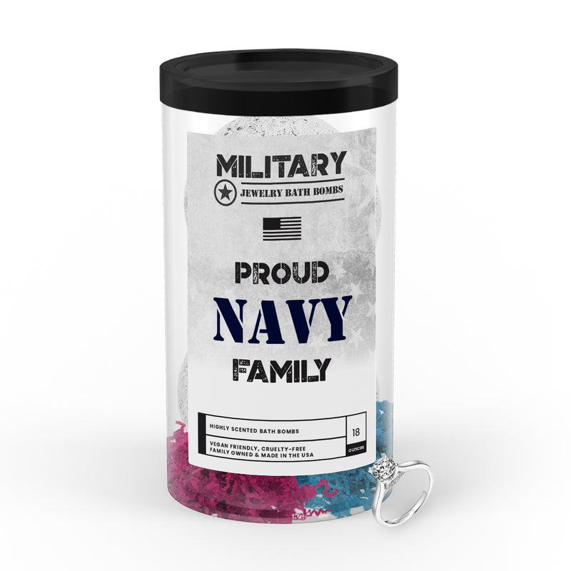 Proud NAVY Family | Military Jewelry Bath Bombs