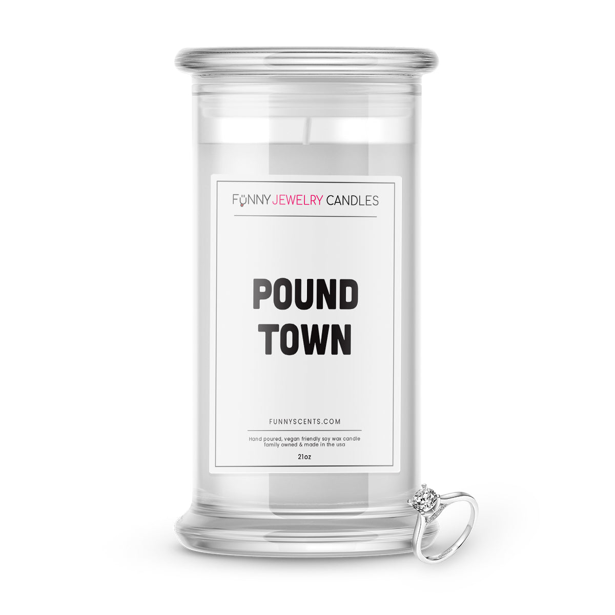 Pound Town Jewelry Funny Candles