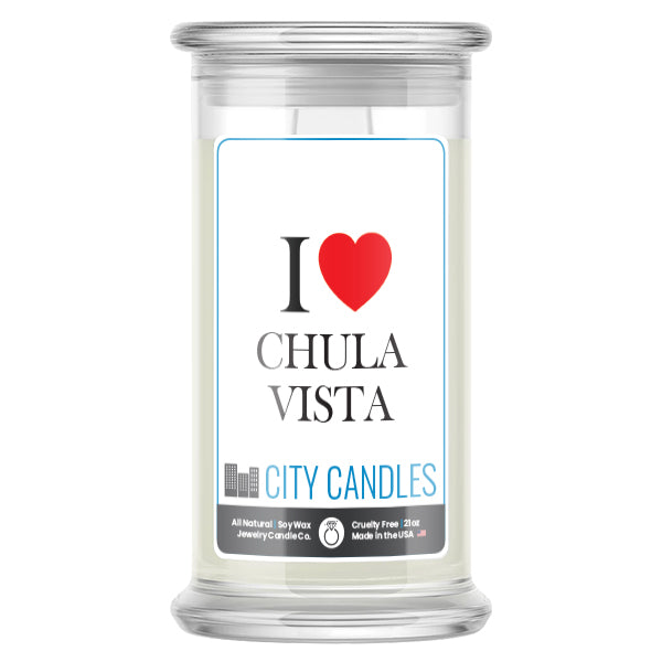 I Love CHULA VISTA Candle