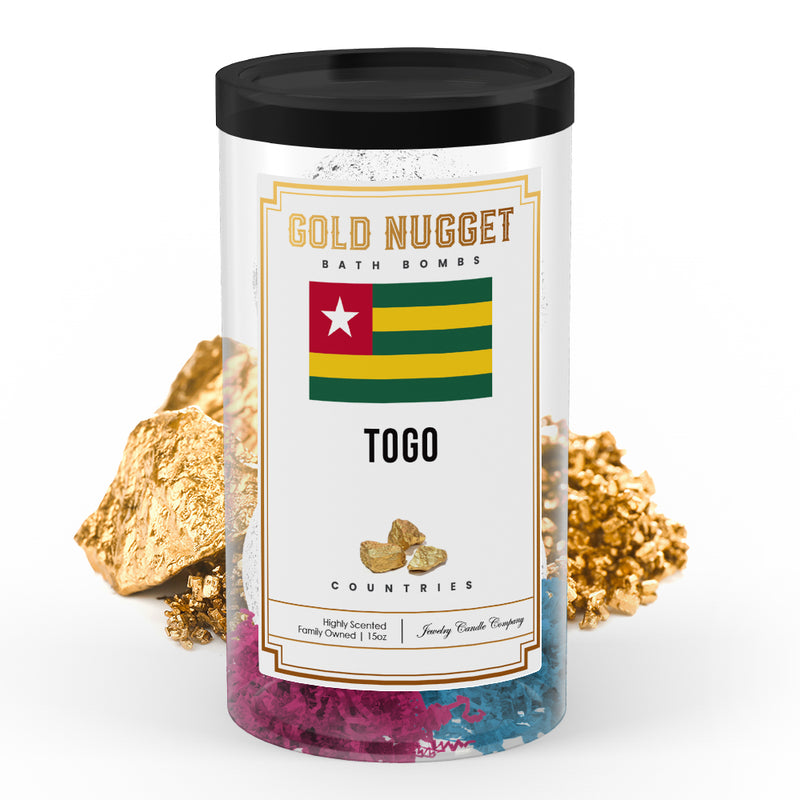 Togo Countries Gold Nugget Bath Bombs