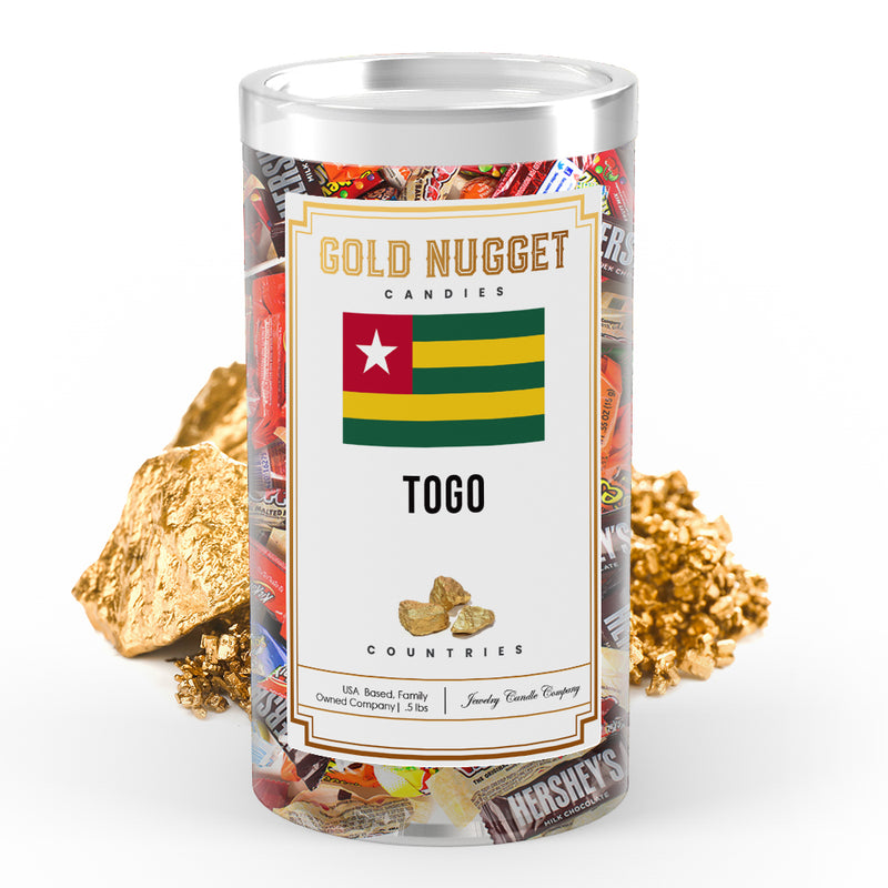 Togo Countries Gold Nugget Candy