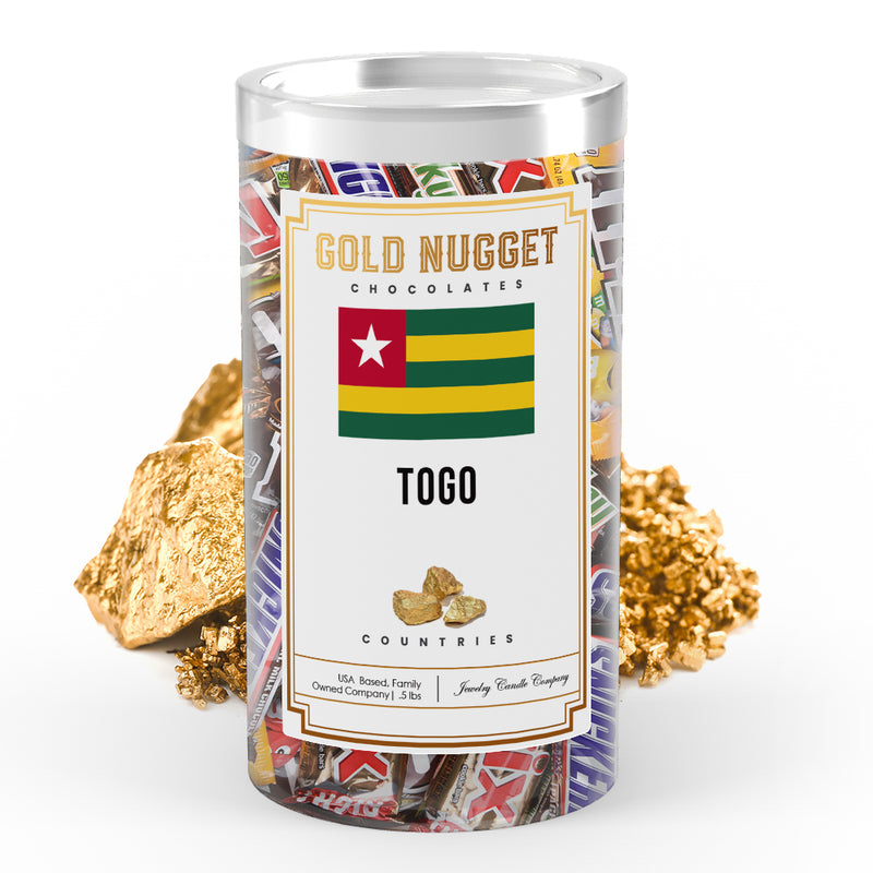 Togo Countries Gold Nugget Chocolates