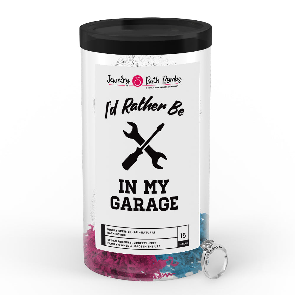 I'd rather be In My Garage Jewelry Bath Bombs