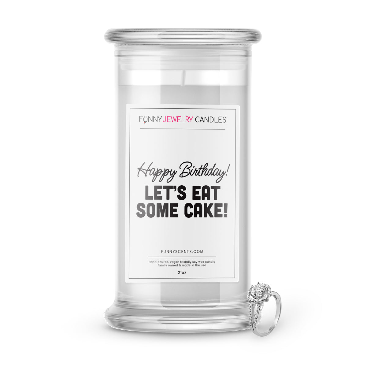 Happy Birthday! Let's Eat Some Cake! Jewelry Funny Candles