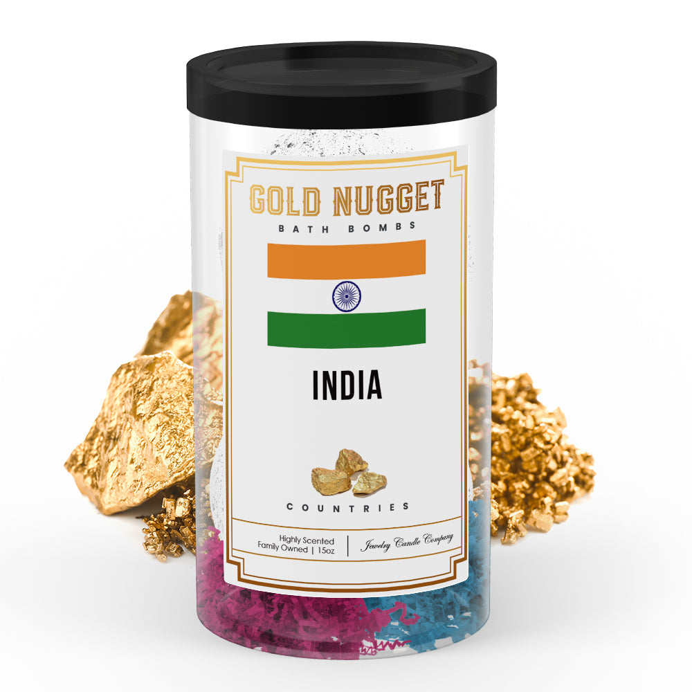 India Countries Gold Nugget Bath Bombs