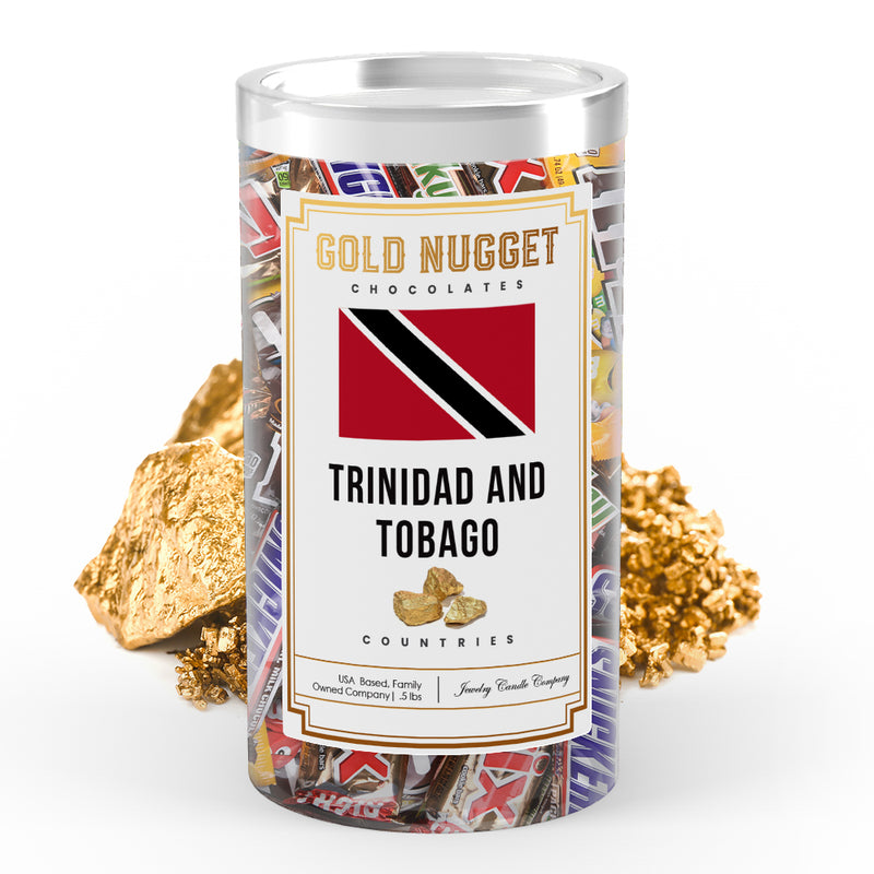 Trinidad and Tobago Countries Gold Nugget Chocolates