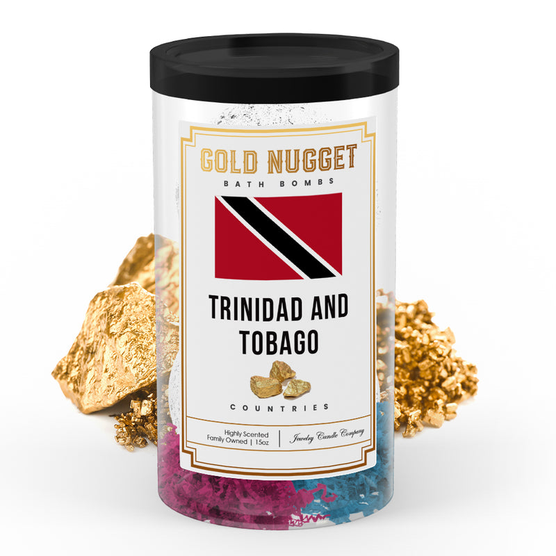 Trinidad and Tobago Countries Gold Nugget Bath Bombs