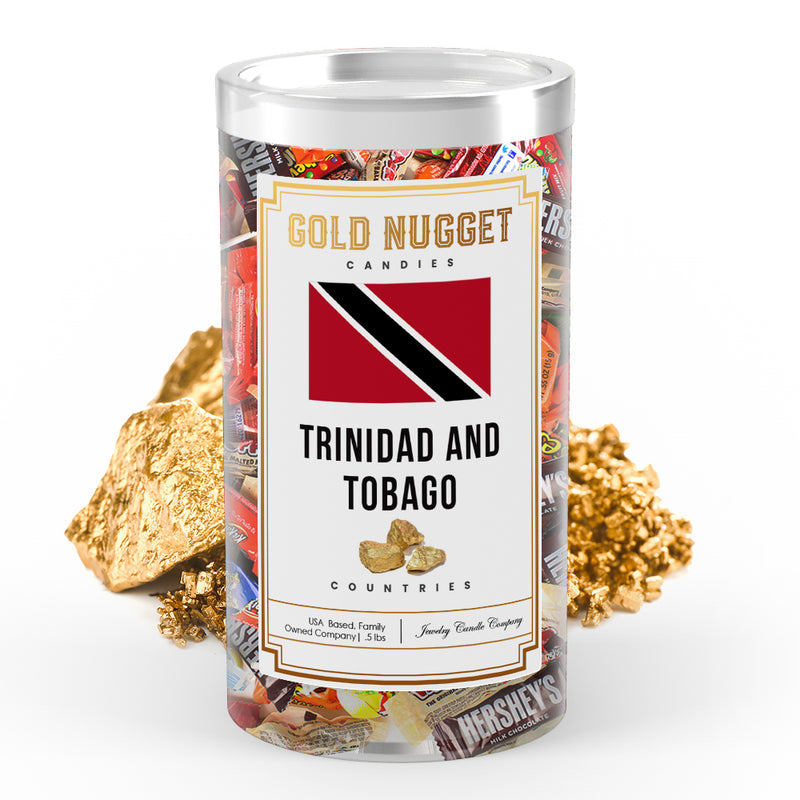 Trinidad and Tobago Countries Gold Nugget Candy