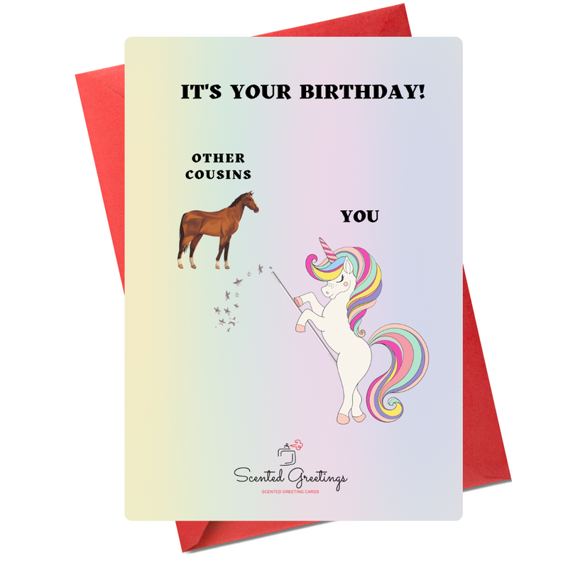 It's Your Birthday! Other Cousins and You| Scented Greeting Cards