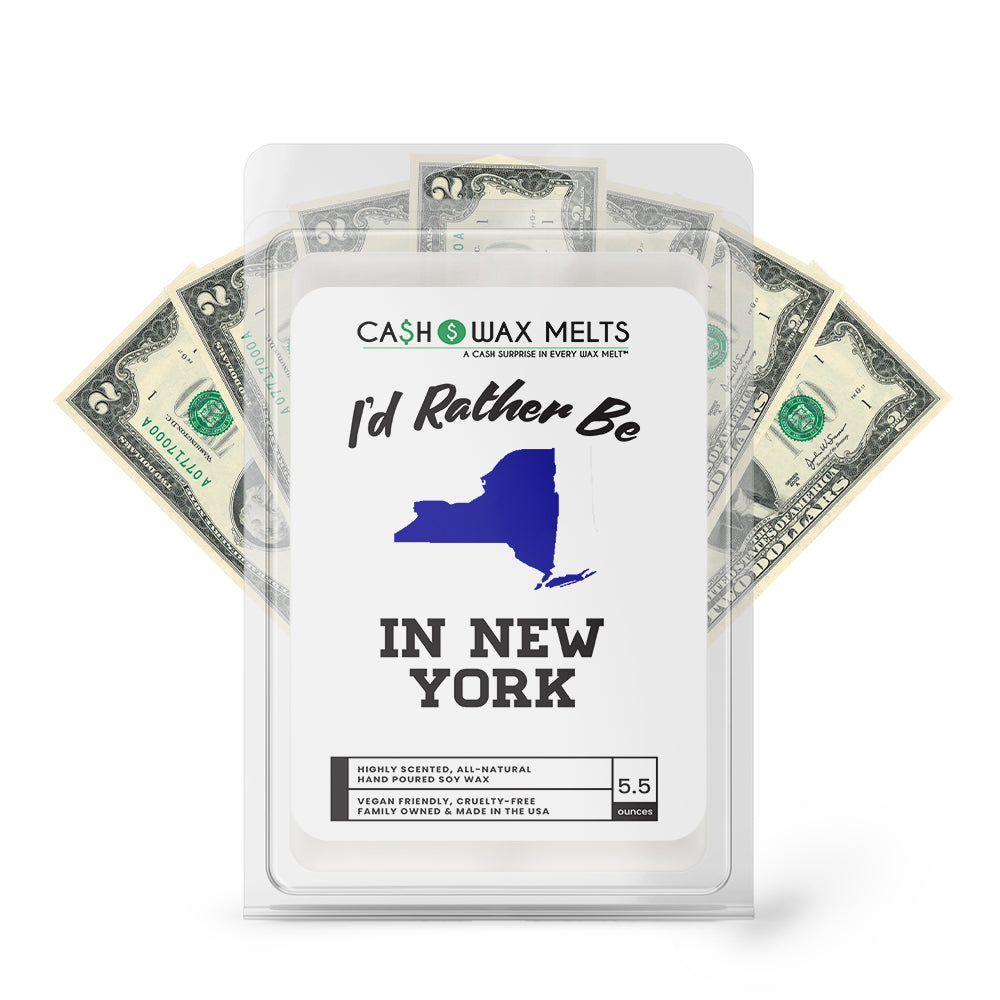 I'd rather be In New York Cash Wax Melts