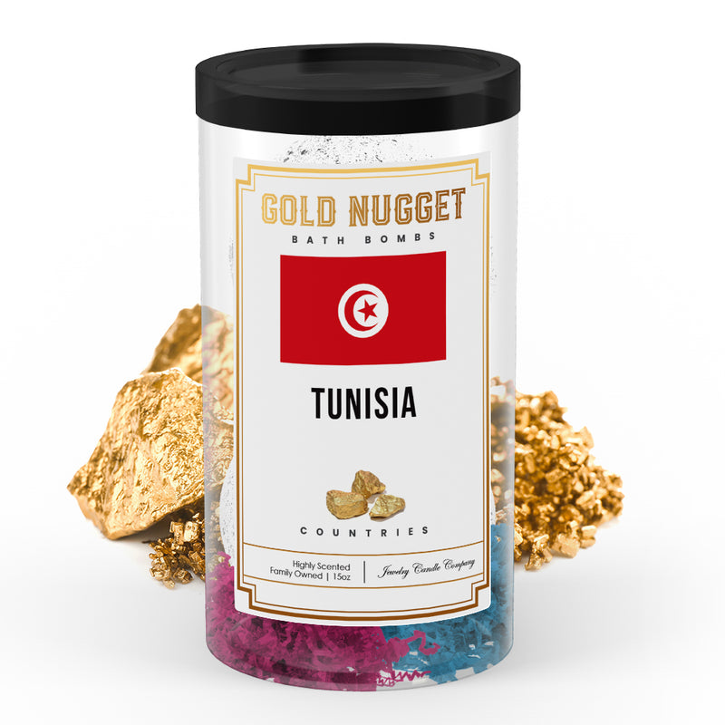 Tunisia Countries Gold Nugget Bath Bombs