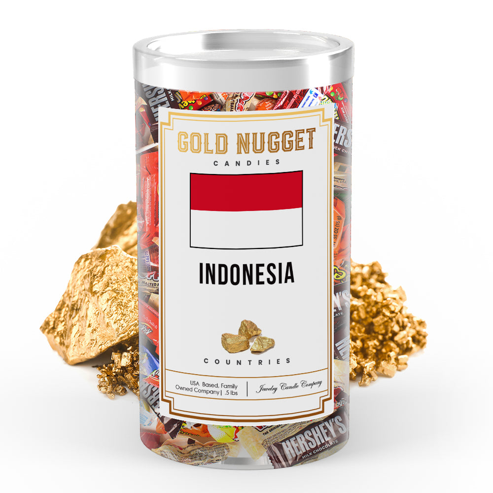 Indonesia Countries Gold Nugget Candy
