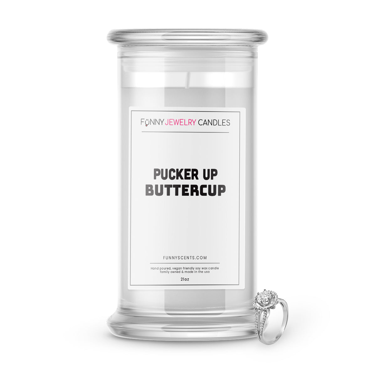 Pucker up Buttercup Jewelry Funny Candles