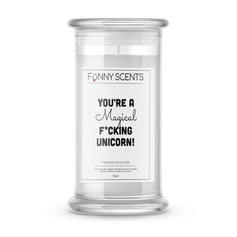 You're a Magical Fucking Unicorn! Funny Candles