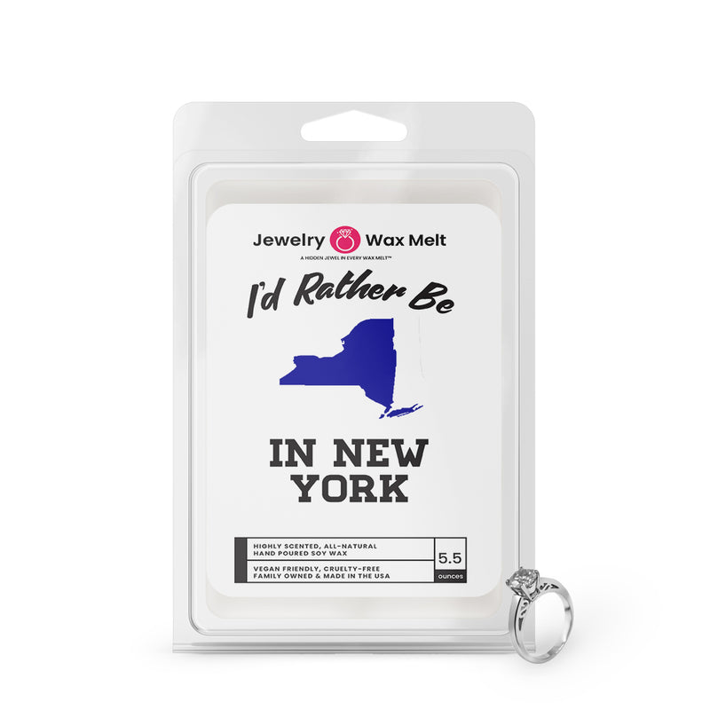 I'd rather be In New York Jewelry Wax Melts
