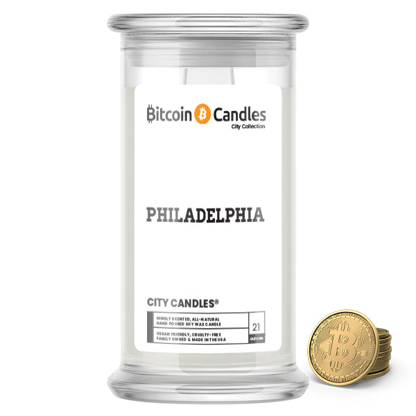 Philadelphia City Bitcoin Candles