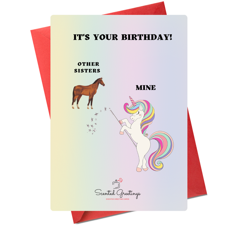 It's Your Birthday! Other Sister and Mine| Scented Greeting Cards
