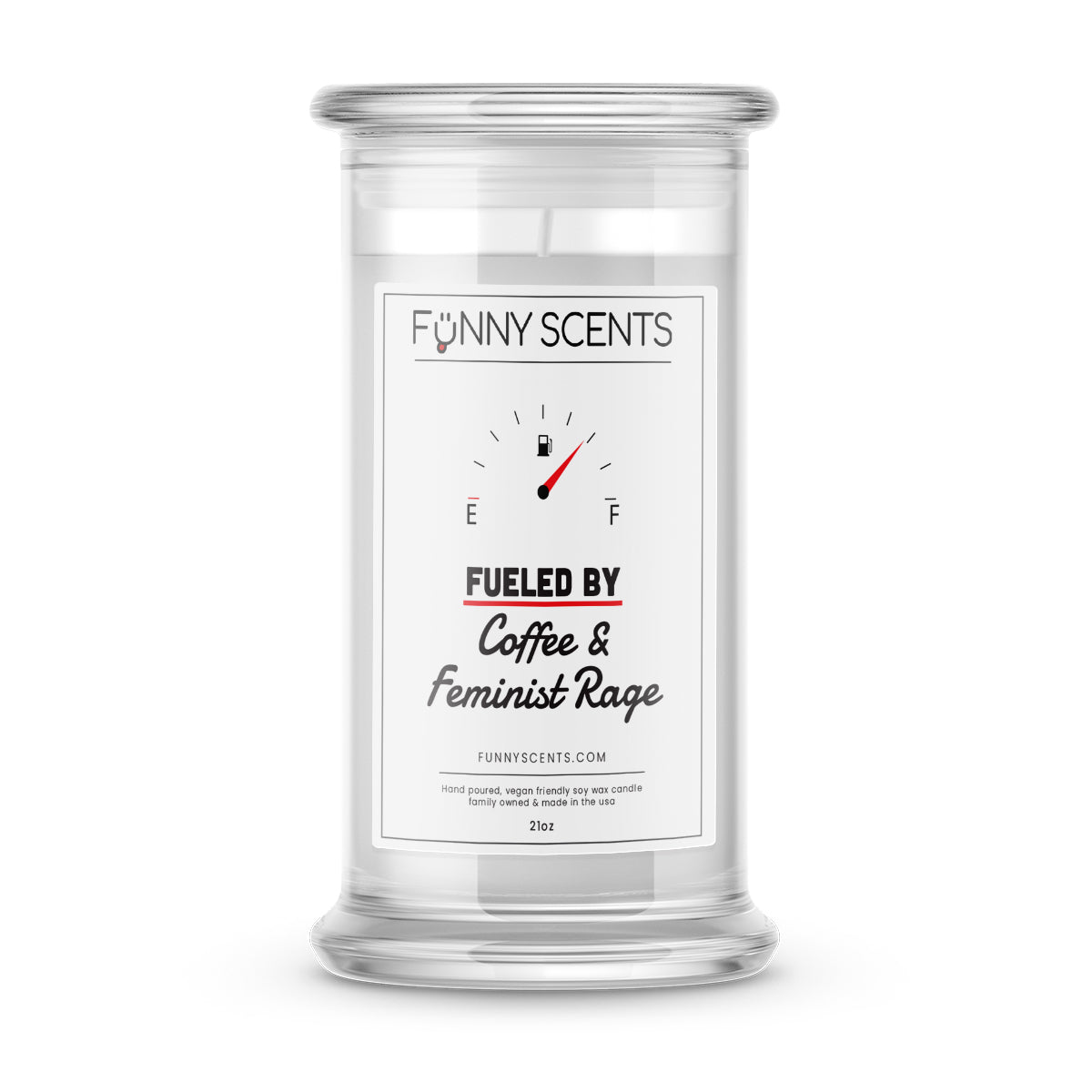 Fueled By Coffee and Feminist Rage Funny Candles