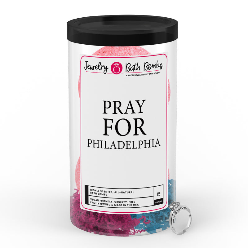 Pray For Philadelphia Jewelry Bath Bomb
